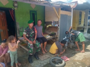Komsos Babinsa Dompu, Petani Diimbau Koordinasi Sebelum Panen Padi