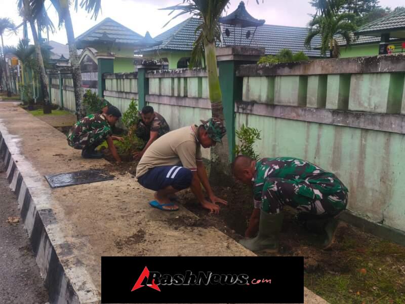 Ciptakan Lingkungan Asri, Kodim 1613/Sumba Barat Laksanakan Penghijauan