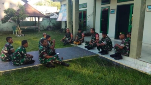 Tingkatkan Kewaspadaan, Danramil Sekongkang Beri Penekanan Khusus kepada Babinsa