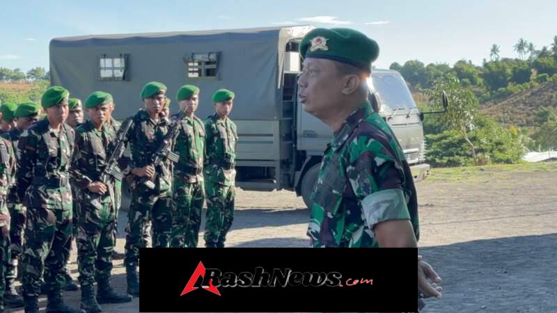 Kasbrigif TP 31/PS Ambil Apel Pagi Sekaligus Berikan Penekanan Kepada Prajurit Denma