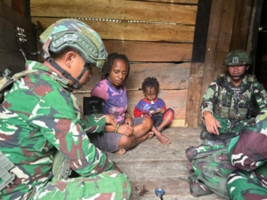 ‎Dari Pelosok Papua untuk Harapan, Satgas Yonif 743/PSY Obati Masyarakat Yalinggua ‎