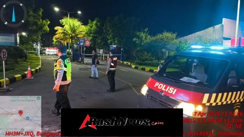 Jaga Kamtibmas Tetap Kondusif, Polsek Bebandem Gelar Blue Light Patrol hingga Dini Hari