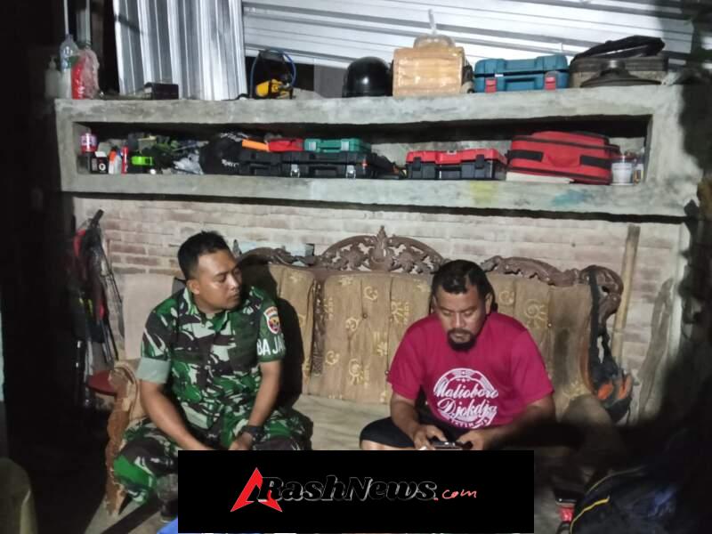 Serda Lalu Tunjung Laksanakan Patroli, Imbau Warga Jaga Kamtibmas