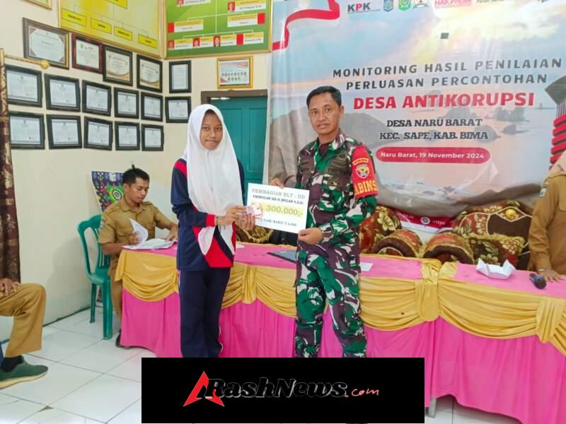 Koptu Mahru Kawal Penyaluran BLT Triwulan Kedua 2025 di Naru Barat