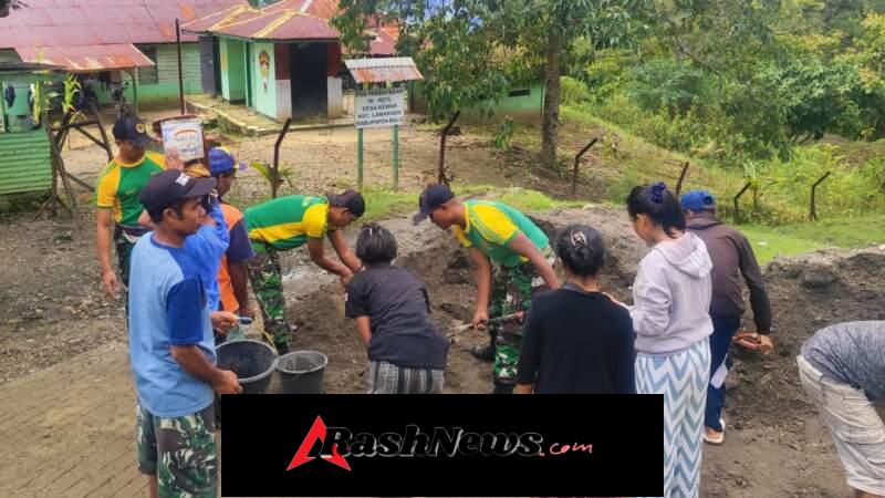Karya Bakti Yonarmed 12 Kostrad, Wujud Kepedulian untuk Masyarakat