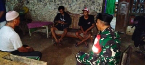 Babinsa Monta Baru Pimpin Ronda Malam, Tekankan Pencegahan Kenakalan Remaja