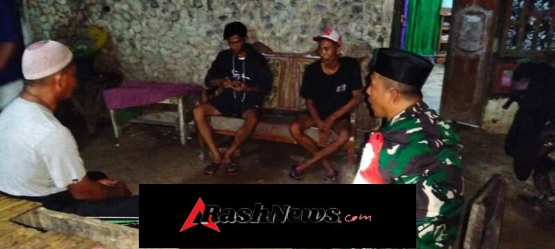 Babinsa Monta Baru Pimpin Ronda Malam, Tekankan Pencegahan Kenakalan Remaja