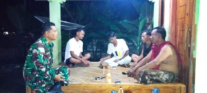 Serda Benny Pimpin Patroli Malam, Pastikan Wilayah Poto Tano Kondusif