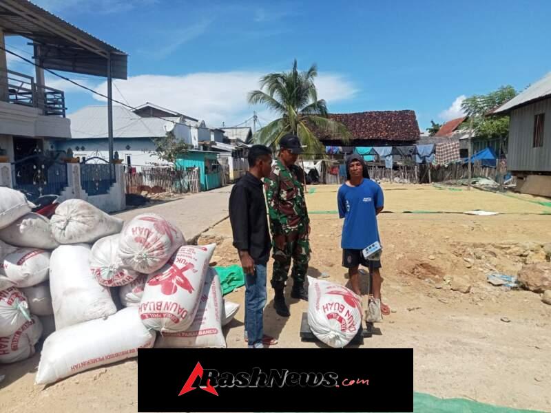Serka Sahrul Pastikan Kelancaran Pembelian Gabah di Kelompok Tani So Lano