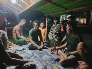 Babinsa Ajak Warga Wawo Jaga Keamanan, Ketertiban, dan Kerukunan