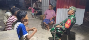 Sertu Hijibudin Turun Langsung, Cegah Keributan di Lingkungan Warga