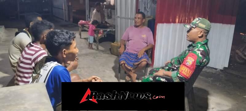 Sertu Hijibudin Turun Langsung, Cegah Keributan di Lingkungan Warga