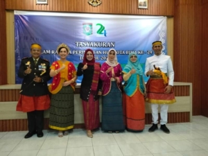 Dandim 1608/Bima Bersama Forkopimda Hadiri Upacara Hari Jadi Kota Bima