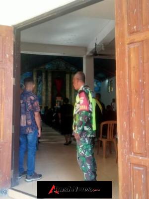 Misa Minggu di Namodale Berjalan Aman Berkat Pengamanan Koramil