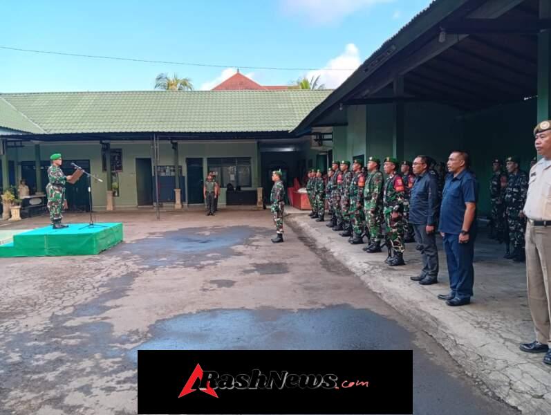 Melalui Upacara Bendera, Kasdim Tabanan Tekankan Pentingnya Profesionalisme dan Sinergi