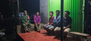 Ronda Malam Babinsa Hu’u Jadi Sarana Pererat Kebersamaan Warga