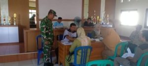Program KSB Maju Disalurkan, Babinsa Tebo Pastikan Kegiatan Berjalan Lancar
