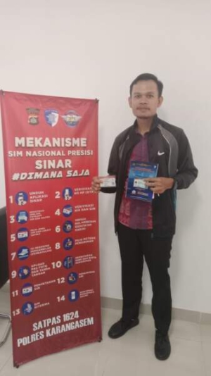 Berikan Kemudahan kepada Masyarakat, Polres Karangasem Ajak Masyarakat Manfaatkan Layanan SIM Online SINAR