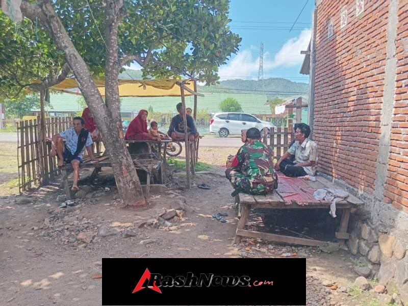 Serka Syamsudin Jalin Kedekatan dengan Warga Nanga Tumpu Lewat Komsos