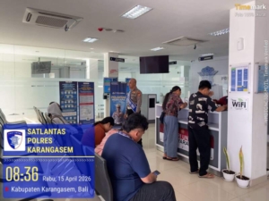Satlantas Polres Karangasem Tingkatkan Pelayanan SIM dan Edukasi Pengendara untuk Cegah Laka Lantas