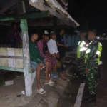 Babinsa Pimpin Apel dan Patroli Malam, Jaga Kamtibmas Kota Bima