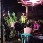 Sertu Syarif Pimpin Patroli Malam, Warga Diajak Jaga Ketertiban