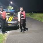Patroli Harkamtibmas Malam Hari, Samapta Polsek Abiansemal Sambangi ATM & Perkuat Pengawasan Jalur Sepi