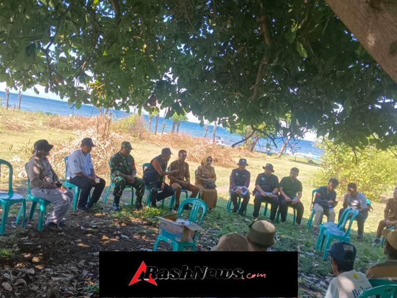Babinsa Pekat Bersinergi dengan Pemda dalam Survei Wilayah Pesisir Nanga Nae
