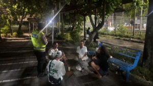 Polsek Denpasar Utara Tingkatkan Patroli di Lapangan Lumintang untuk Mencegah Premanisme dan Gangguan Kamtibmas