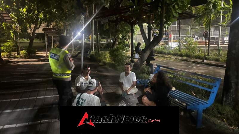 Polsek Denpasar Utara Tingkatkan Patroli di Lapangan Lumintang untuk Mencegah Premanisme dan Gangguan Kamtibmas