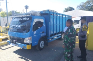 Keberangkatan KMP GARDA MARITIM 3 Terkendali: Laporan Kegiatan Piket Koramil Pantai Baru