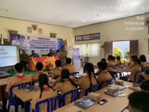 Sinergi Lintas Instansi, Polsek Bebandem Gelar Sosialisasi P4GN di SMAN 1 Bebandem demi Wujudkan Generasi Emas