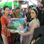 Sinergi TNI dan Persit Kartika Chandra Kirana dalam Acara Resepsi Pernikahan Prajurit TNI -AD.