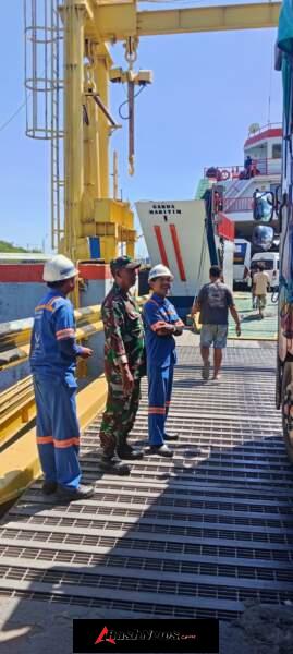Pengamanan Pelabuhan Poto Tano, Situasi Terpantau Aman dan Kondusif