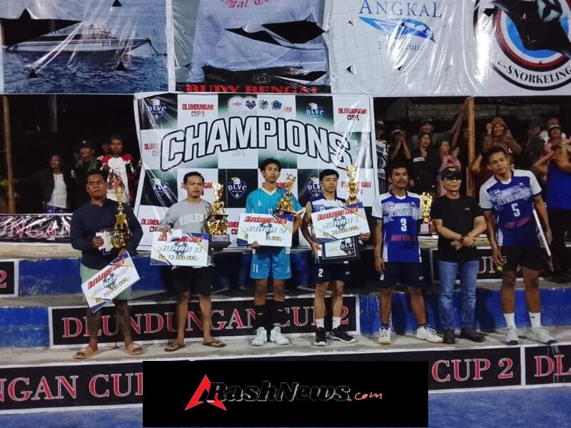 Dlundungan Cup II Sukses Digelar, Danramil Nusa Penida Apresiasi Peran Serta Seluruh Pihak