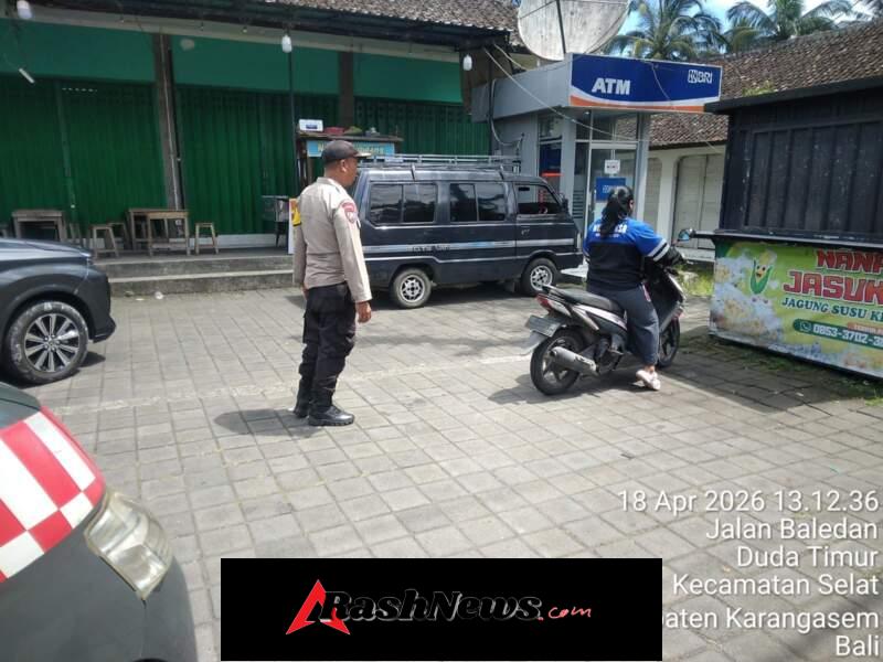 Patroli Barcode Polsek Selat, Situasi Wilkum Terpantau Aman dan Kondusif
