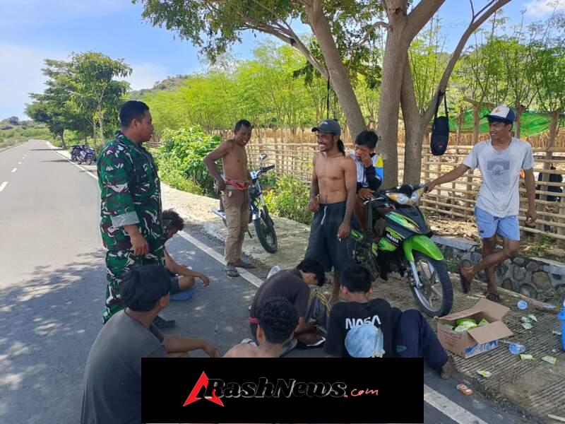 Babinsa Koramil 1628-04/Poto Tano Pastikan Situasi Wilayah Aman dan Terkendali