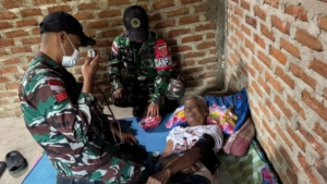 Yonarmed 12 Kostrad Bawa Terang di Kegelapan, Bakti Sosial di Dusun Motamasin