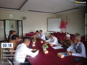 Babinsa 1623-07/Bebandem Aktif dalam Rapat Koordinasi Pencegahan Narkoba