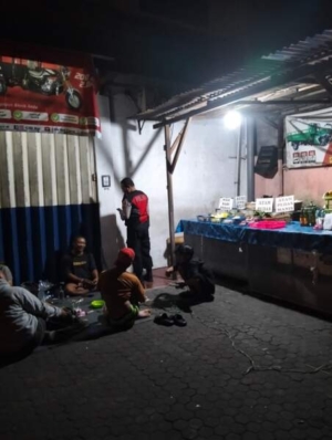 Tekan Gangguan Kamtibmas Polsek Denpasar Utara Laksanakan Patroli Barcode Berkelanjutan