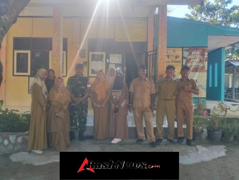 Aula SDN Kokarlian Jadi Opsi Lokasi Masseling, Babinsa Lakukan Pengecekan