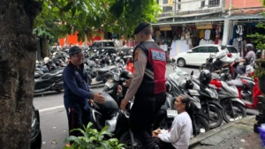 Turjawali Samapta Polresta Denpasar Intensifkan Patroli Dialogis di Pusat Kota, Pastikan Keamanan