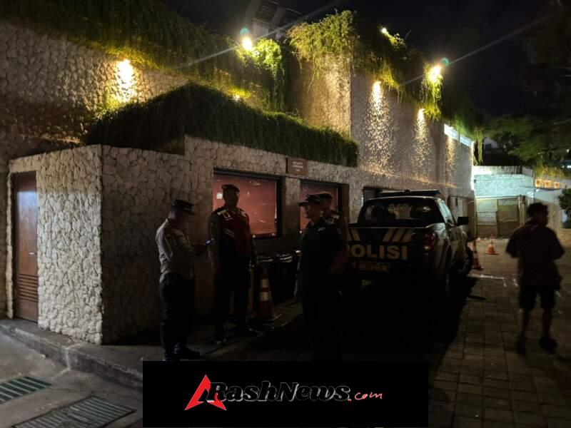 Beri Rasa Aman Wisatawan  Polsek Kuta Utara Patroli Sambangi  Finn Beach Club