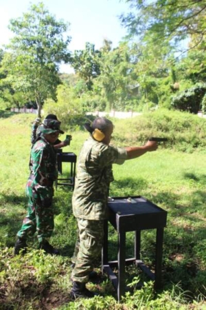 Latihan Menembak Senjata Ringan Kodim 1608/Bima Masuki Hari Kedua, Tingkatkan Kemampuan Personil