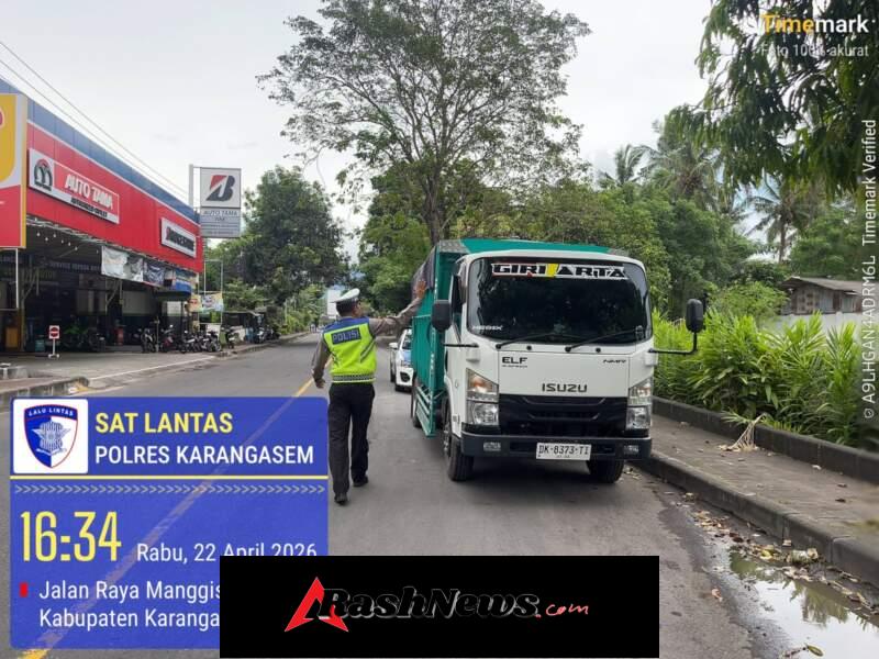 Satlantas Polres Karangasem Intensifkan Patroli Dialogis di Beat 1 Guna Cegah Laka Lantas dan Gangguan Kamtibmas