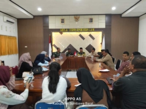 Babinsa Telaga Bertong Hadiri Rapat Persiapan Harlah ke-22 Tingkat Provinsi NTB
