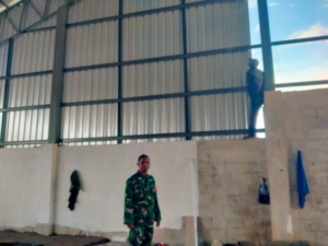 Babinsa Desa Tongo Berikan Pelatihan PBB Persiapan Lomba LOBB Sepulau Sumbawa