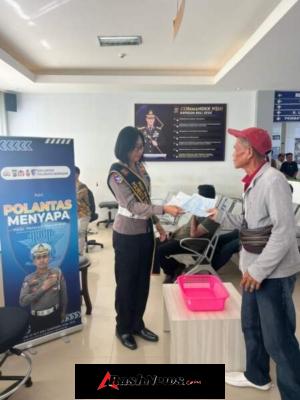 Polantas Menyapa, Wujud Pelayanan Humanis di Satpas SIM Polresta Denpasar