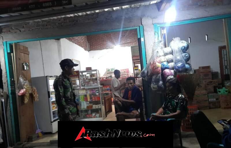 Babinsa dan Warga Bersinergi, Ronda Malam di Jembata Ndano Berjalan Aman
