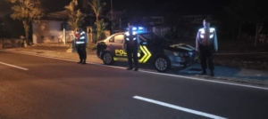Jaga Kondusifitas Malam Hari, Samapta Polsek Abiansemal Intensifkan Patroli Harkamtibmas